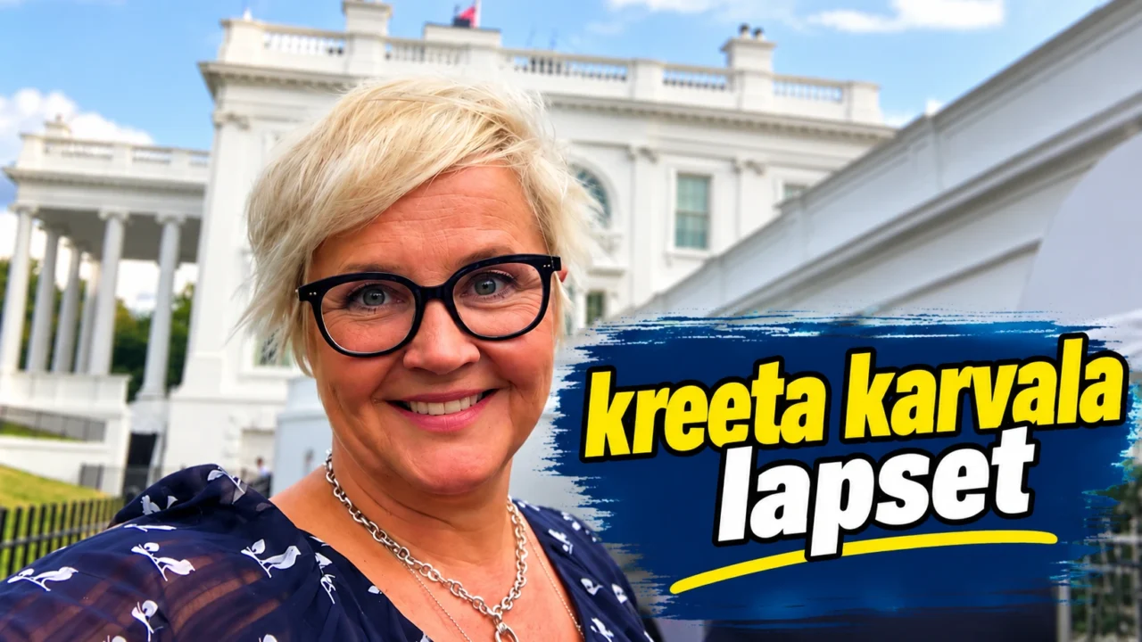 Kreeta Karvala lapset sekä perheen arki
